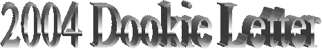 2004 Dookie Letter